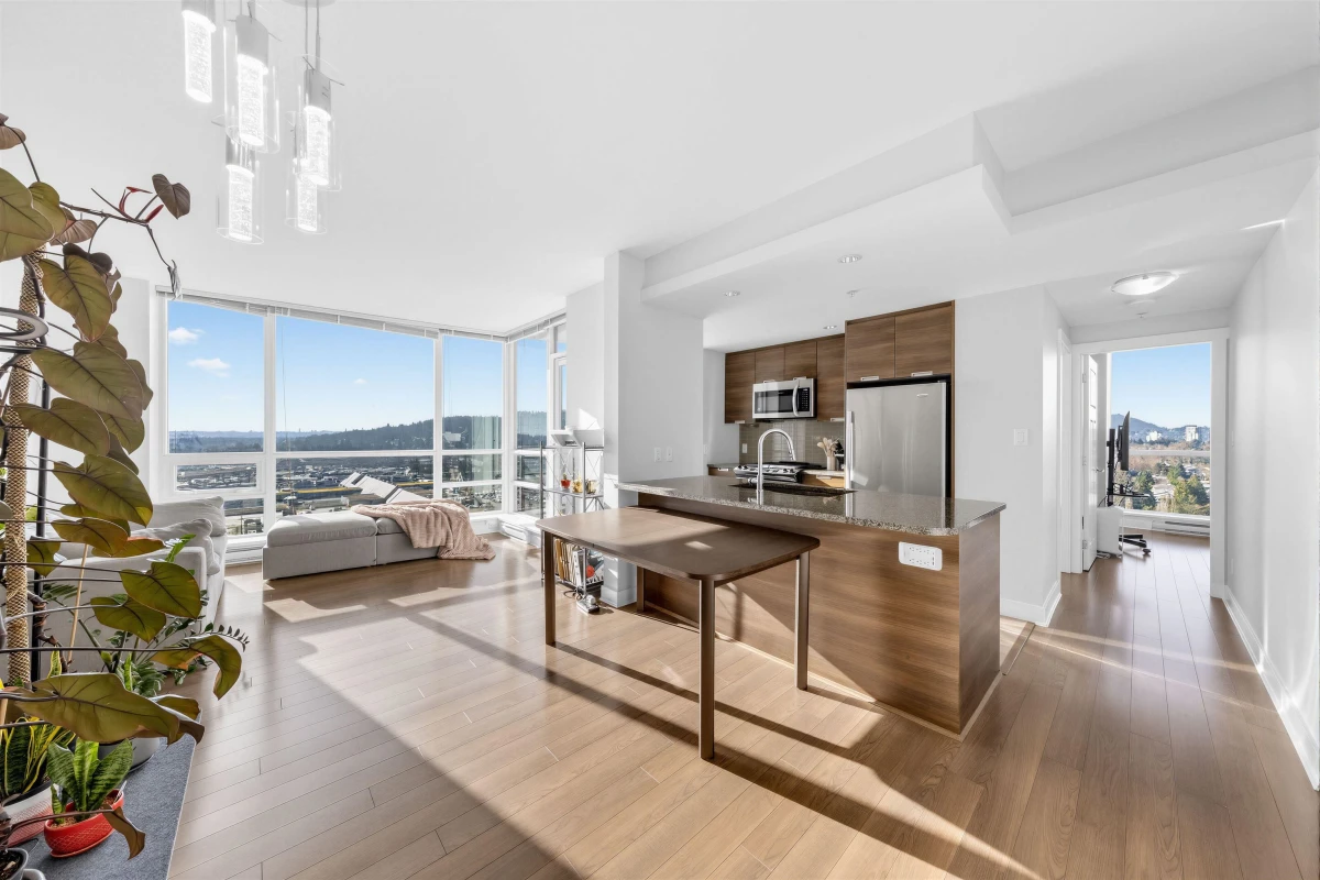 Living Room Photo of 1901 2968 Glen Drive, Coquitlam, BC