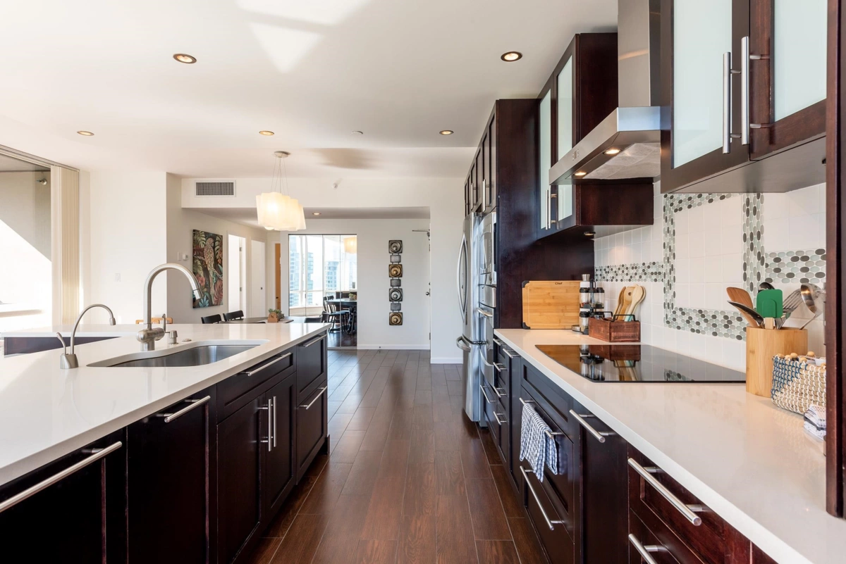 Dining Area Photo of 2902 1166 Melville Street, Vancouver, BC