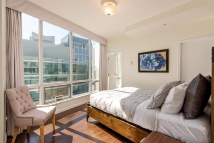 Bedroom 4 Photo of 2902 1166 Melville Street, Vancouver, BC