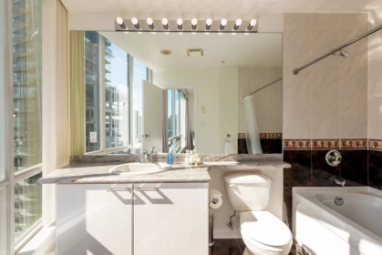 Guest Bathroom Photo of 2902 1166 Melville Street, Vancouver, BC