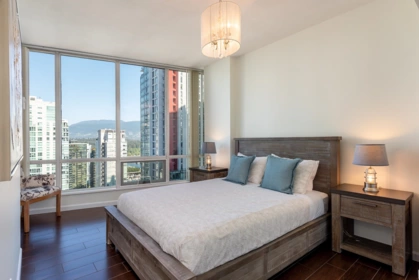 Primary Bedroom Photo of 2902 1166 Melville Street, Vancouver, BC