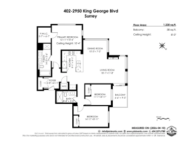 Backyard Photo of 402 2950 King George Boulevard, Surrey, BC