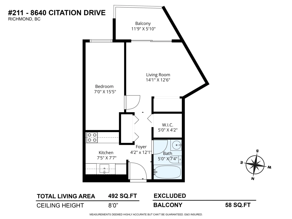 Exterior Rear Photo of 211 8640 Citation Drive, Richmond, BC