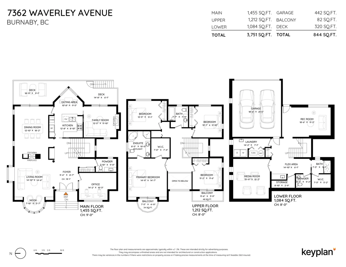 Family Room Photo of 7362 Waverley Avenue, Burnaby, BC