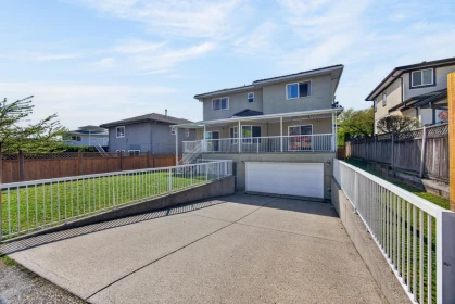 Aerial View of 7362 Waverley Avenue, Burnaby, BC