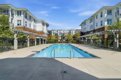Aerial View of 217 9399 Odlin Road, Richmond, BC