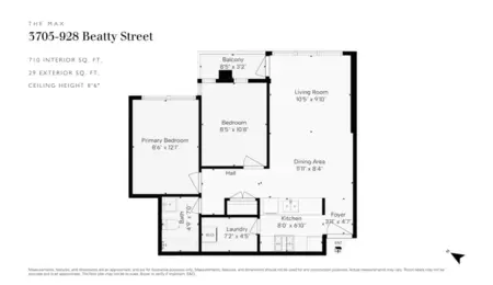Primary Bathroom Photo of 3705 928 Beatty Street, Vancouver, BC