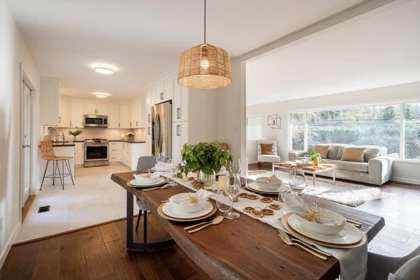 Breakfast Nook Photo of 2519 East Road, Anmore, BC
