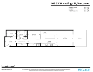 Front Yard Photo of 409 53 W Hastings Street, Vancouver, BC