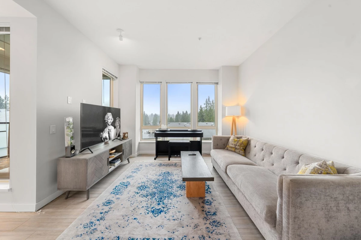 Living Room Photo of 503 2632 Library Lane, North Vancouver, BC