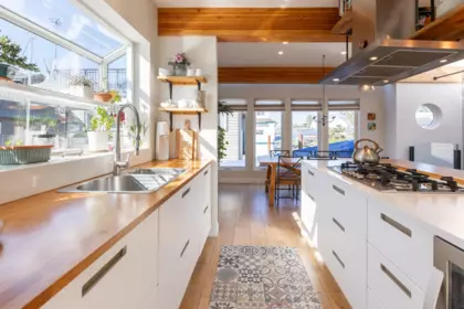 Kitchen Island Photo of 1 3473 W River Road, Delta, BC