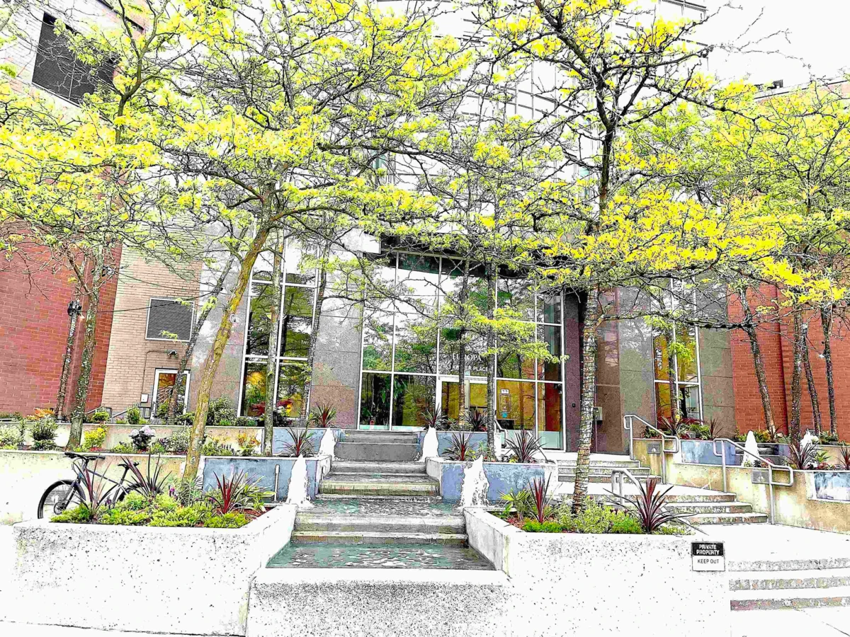 Exterior Rear Photo of 703 63 Keefer Place, Vancouver, BC