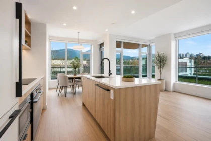 Living Room Photo of 312 755 Harbourside Drive, North Vancouver, BC
