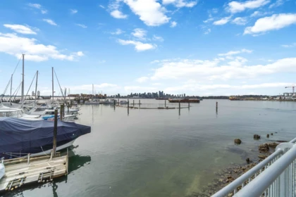 Outdoor Deck Photo of 312 755 Harbourside Drive, North Vancouver, BC