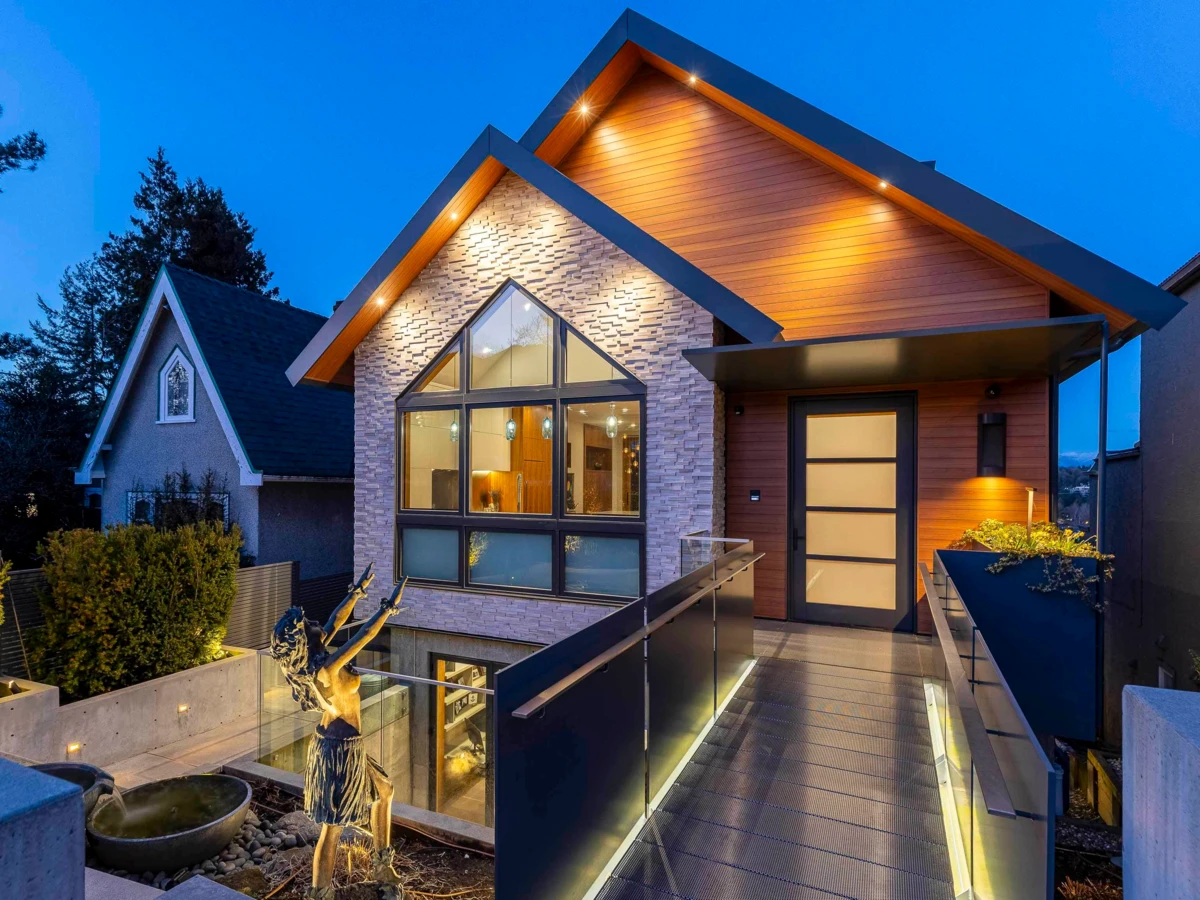 Exterior Rear Photo of 4384 Quesnel Drive, Vancouver, BC