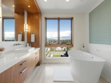 Powder Room Photo of 4384 Quesnel Drive, Vancouver, BC