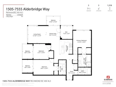 Street View Photo of 1505 7555 Alderbridge Way, Richmond, BC