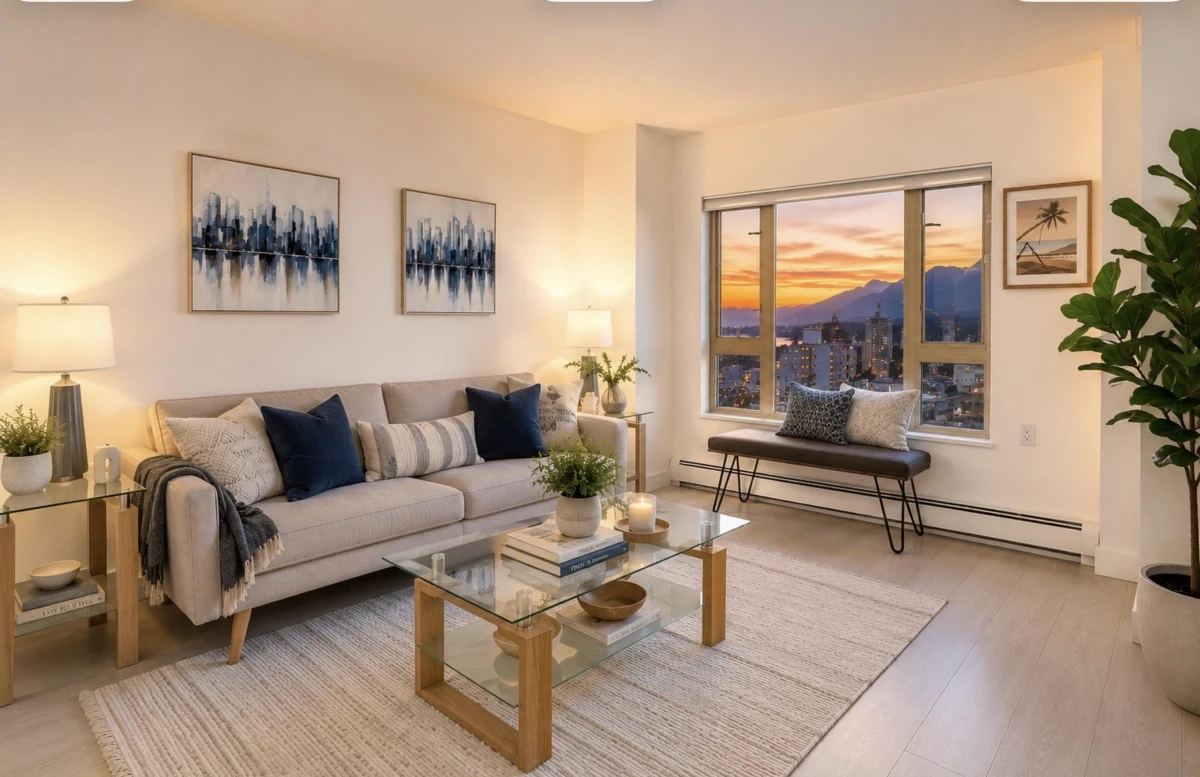 Living Room Photo of 1604 121 W 15th Street, North Vancouver, BC