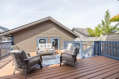 Aerial View of 45715 Safflower Crescent, Chilliwack, BC