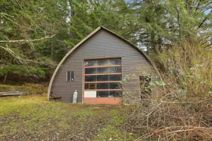 Aerial View of 300 Wood Dale Drive, Mayne Island, BC