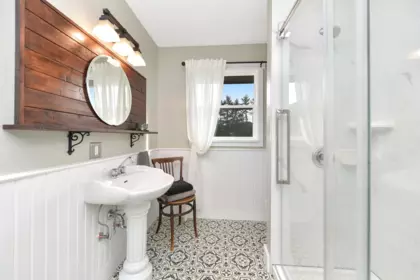 Powder Room Photo of 300 Wood Dale Drive, Mayne Island, BC