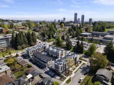 Aerial View of 885 W 33rd Avenue, Vancouver, BC