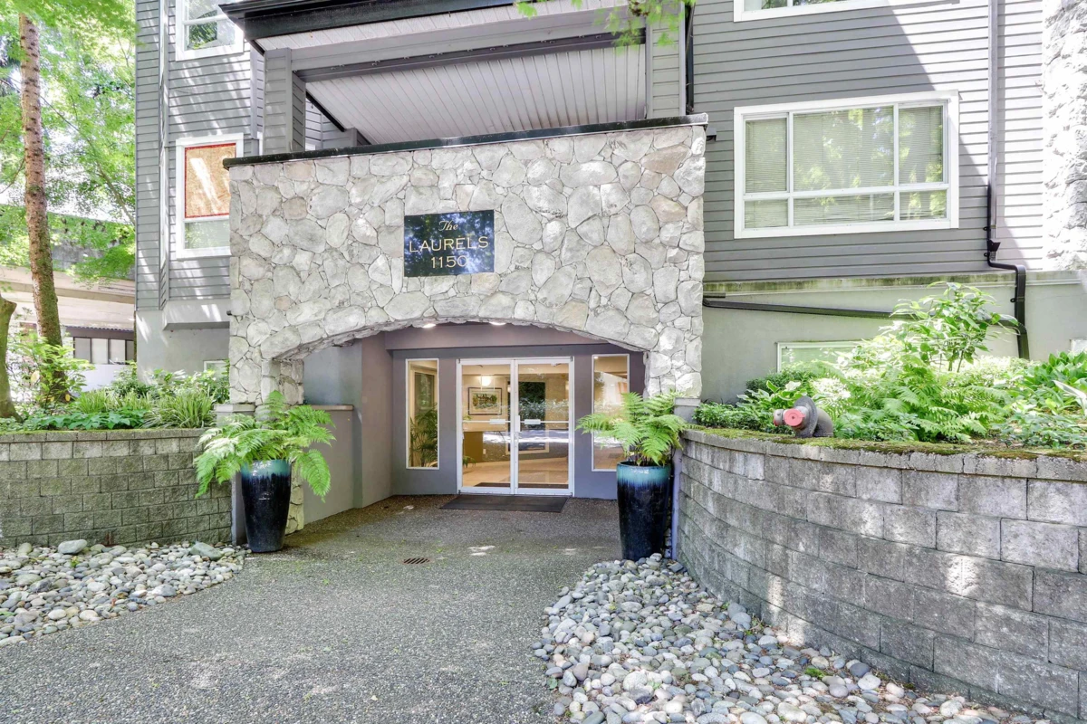 Exterior Rear Photo of 110 1150 Lynn Valley Road, North Vancouver, BC