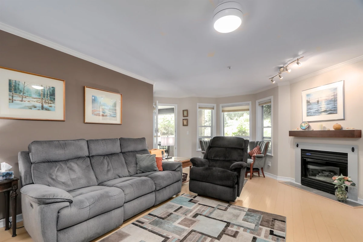 Living Room Photo of 110 1150 Lynn Valley Road, North Vancouver, BC