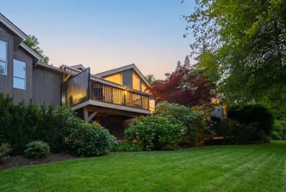 Outdoor Deck Photo of 29 4055 Indian River Drive, North Vancouver, BC