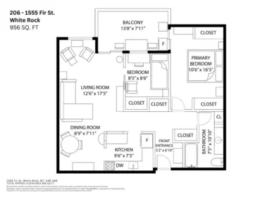 Staircase Photo of 206 1555 Fir Street, White Rock, BC