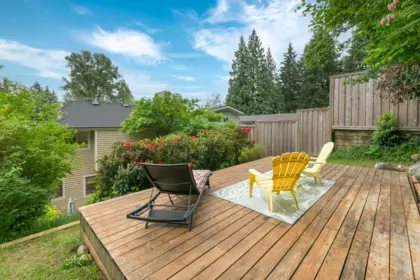 Outdoor Deck Photo of 1659 Deep Cove Road, North Vancouver, BC