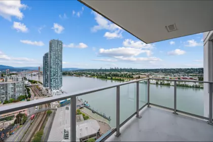 Outdoor Patio Photo of 2802 908 Quayside Drive, New Westminster, BC