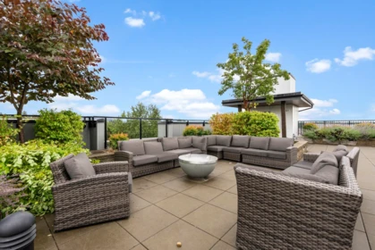 Outdoor Patio Photo of 405 11703 Fraser Street, Maple Ridge, BC