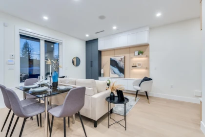 Family Room Photo of 1 5459 Rhodes Street, Vancouver, BC