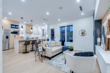 Living Room Photo of 1 5459 Rhodes Street, Vancouver, BC