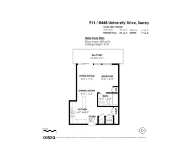 Outdoor Patio Photo of 911 10448 University Drive, Surrey, BC