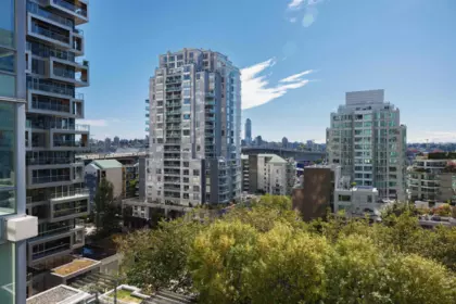 Outdoor Deck Photo of 805 1455 Howe Street, Vancouver, BC