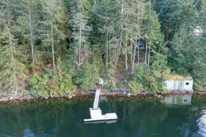 Aerial View of 4141 Francis Peninsula Road, Pender Harbour, BC