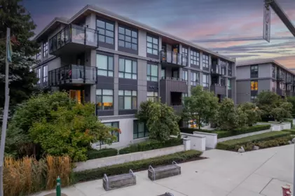 Exterior Rear Photo of 308 747 E 3rd Street, North Vancouver, BC