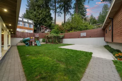 Aerial View of 3980 Norwood Avenue, North Vancouver, BC