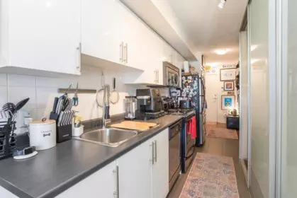 Kitchen Island Photo of 316 2150 E Hastings Street, Vancouver, BC
