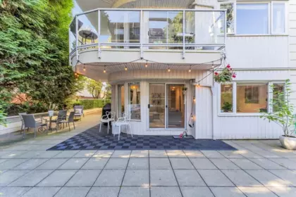 Outdoor Patio Photo of 102 320 W 2nd Street, North Vancouver, BC
