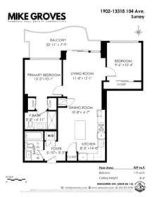 Basement Recreation Room Photo of 1902 13318 104 Avenue, Surrey, BC