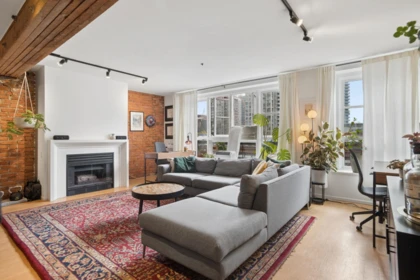 Living Room Photo of 305 1066 Hamilton Street, Vancouver, BC
