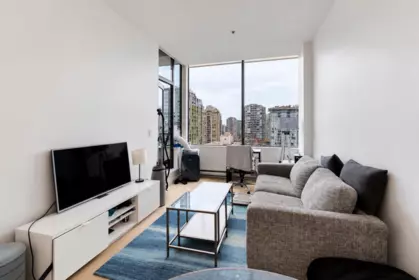 Living Room Photo of 807 1010 Howe Street, Vancouver, BC