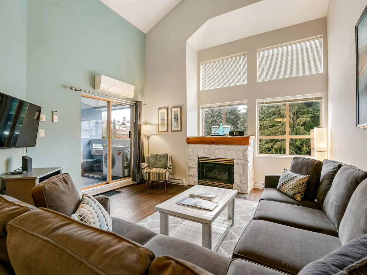 Living Room Photo of 323 4338 Main Street, Whistler, BC