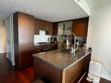 Living Room Photo of 1705 1055 Richards Street, Vancouver, BC