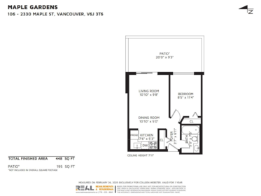 106 2330 Maple Street, Vancouver, BC, Vancouver — Apartment/Condo for sale