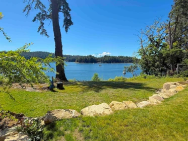 Aerial View of 479 Montague Park Road, Galiano Island, BC