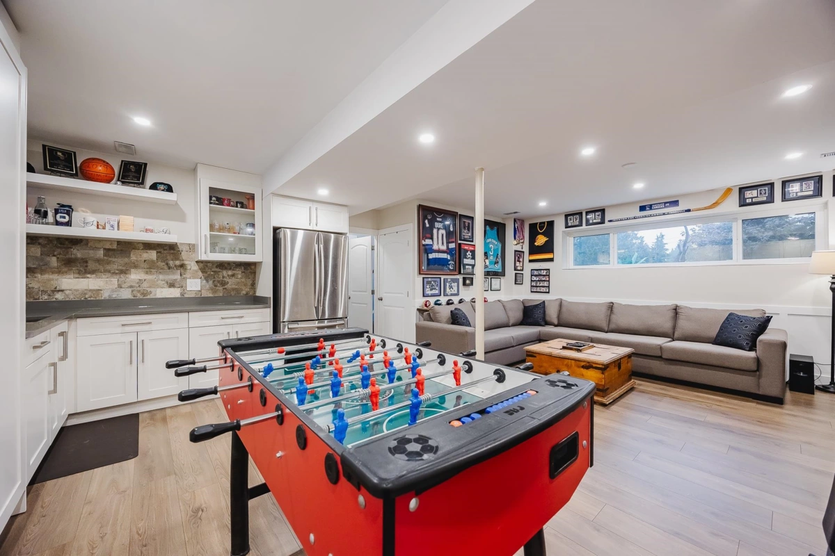 Basement Recreation Room Photo of 10356 Skagit Drive, Delta, BC
